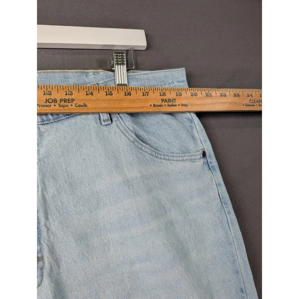 Wrangler Premium Quality Mens Jeans 40x29 Light Wash Denim Straight 97FXVVB